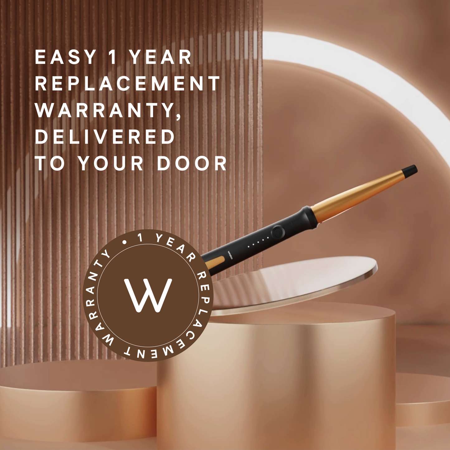Hair Curling Wand | Fast Heating, Ceramic Barrel for Perfect Curls | Winston at Broadway