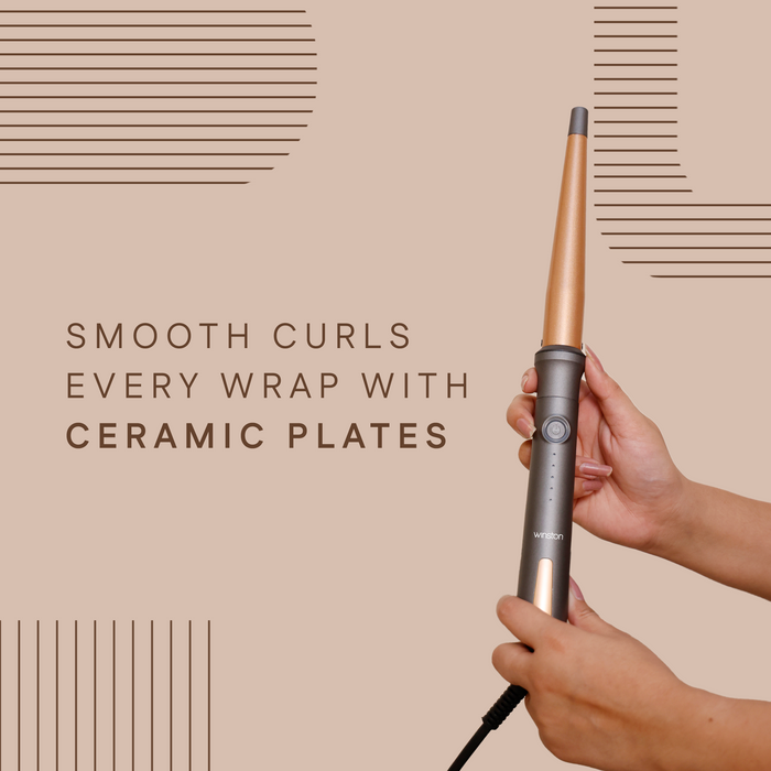 Hair Curling Wand | Fast Heating, Ceramic Barrel for Perfect Curls | Winston at Broadway