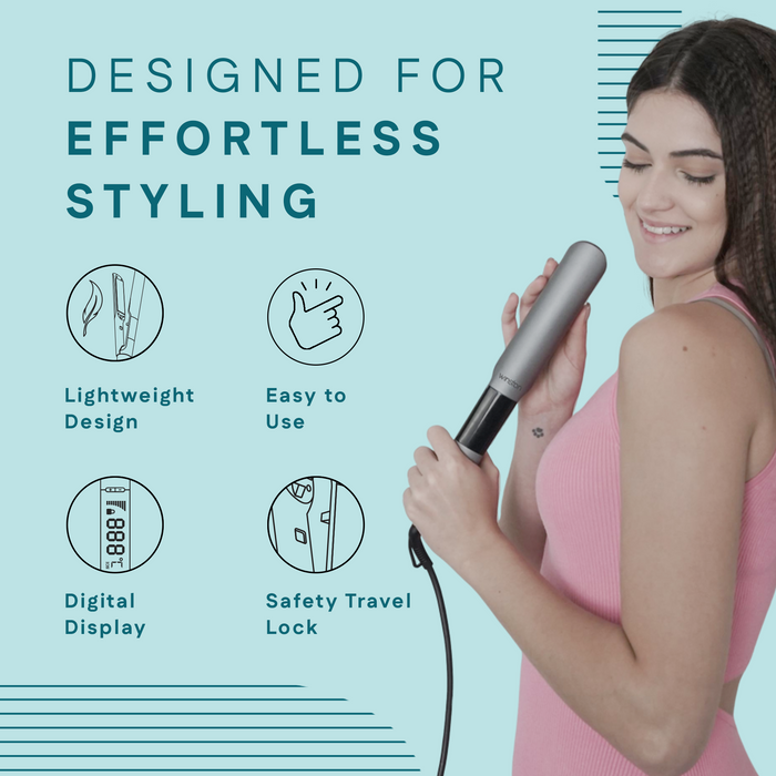 Hair Straightener | Ceramic Titanium Plates for Frizz-Free Styling | Winston at Broadway