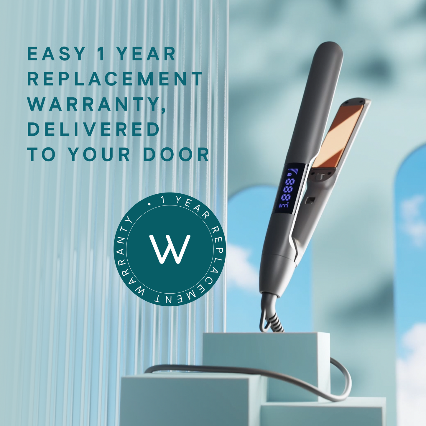Hair Straightener | Ceramic Titanium Plates for Frizz-Free Styling | Winston at Broadway