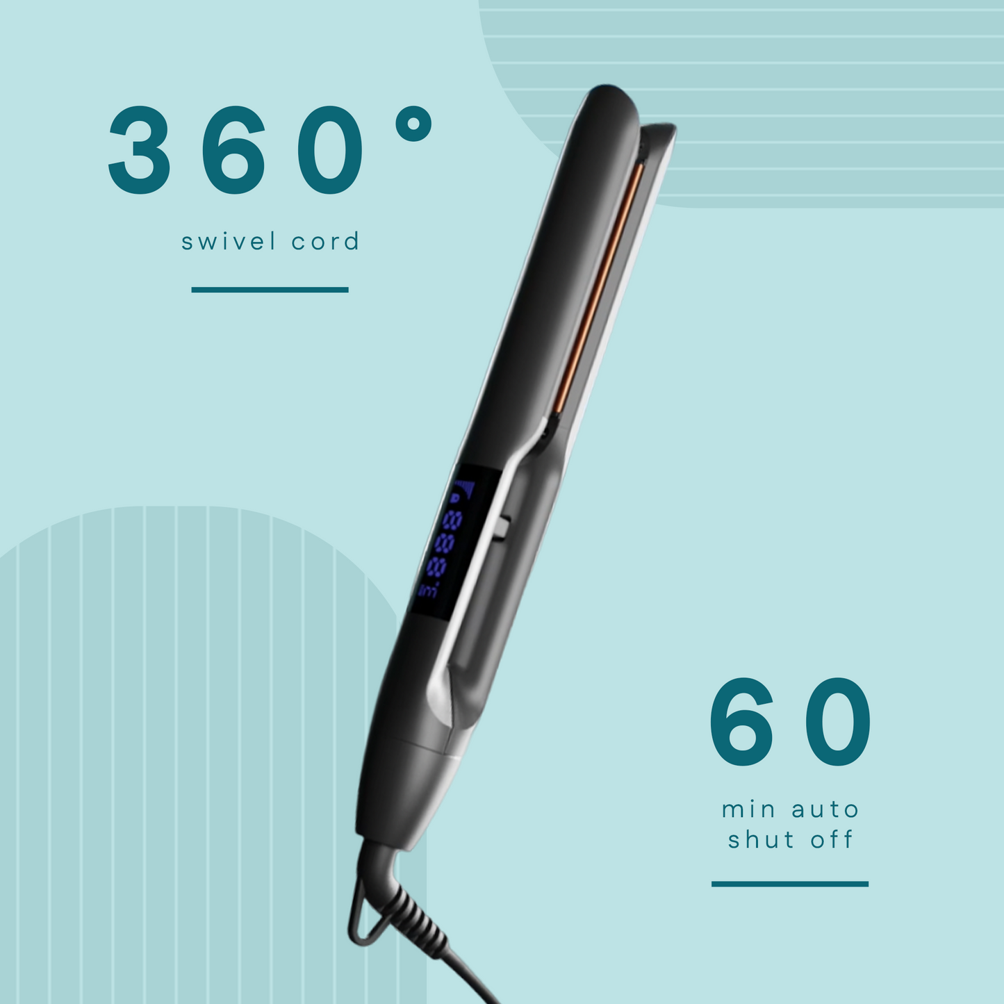 Hair Straightener | Ceramic Titanium Plates for Frizz-Free Styling | Winston at Broadway