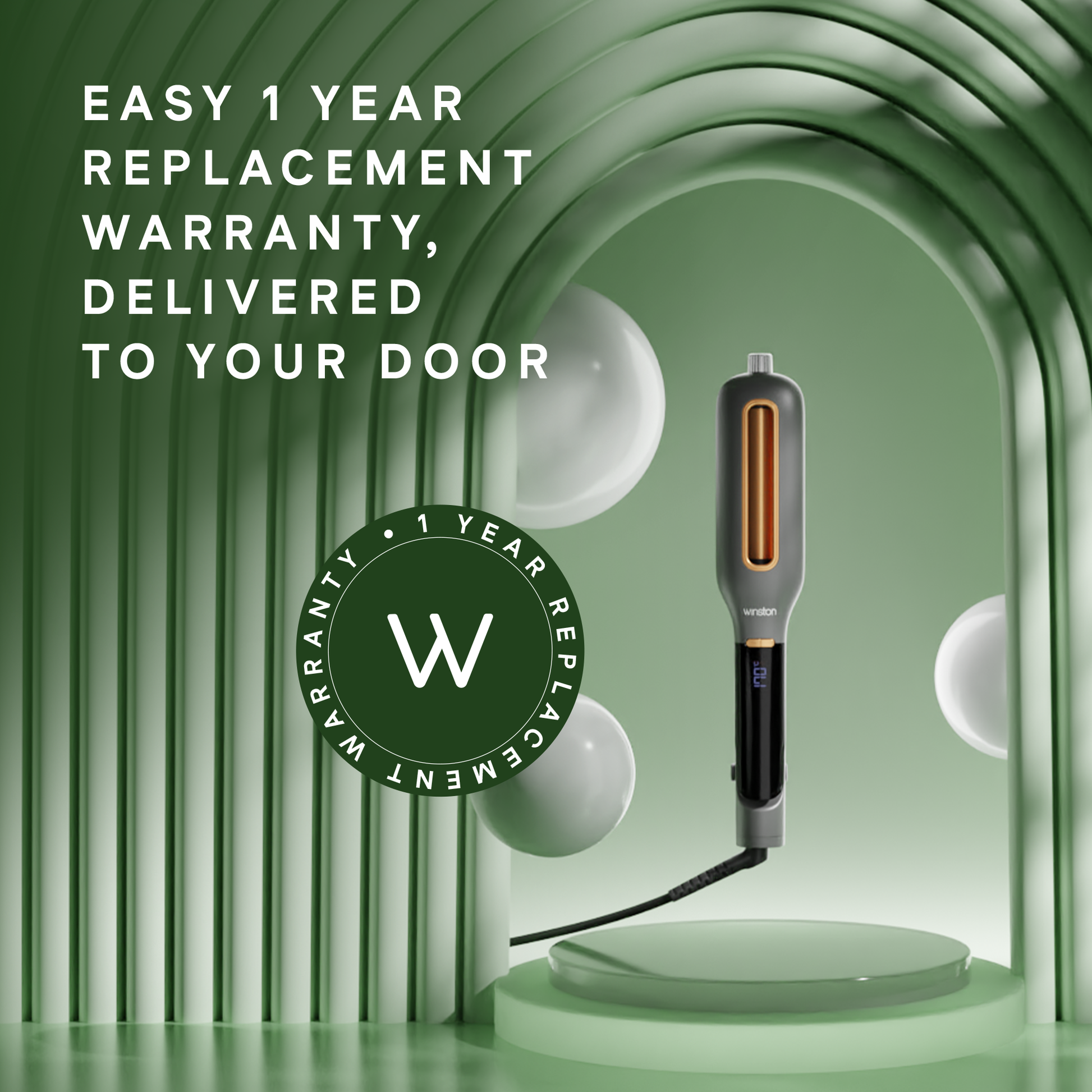 Hair Waver With Adjustable Wave Depth | Effortless Beachy Waves | Ceramic Coated | Winston at Broadway