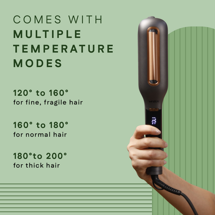 Hair Waver With Adjustable Wave Depth | Effortless Beachy Waves | Ceramic Coated | Winston at Broadway