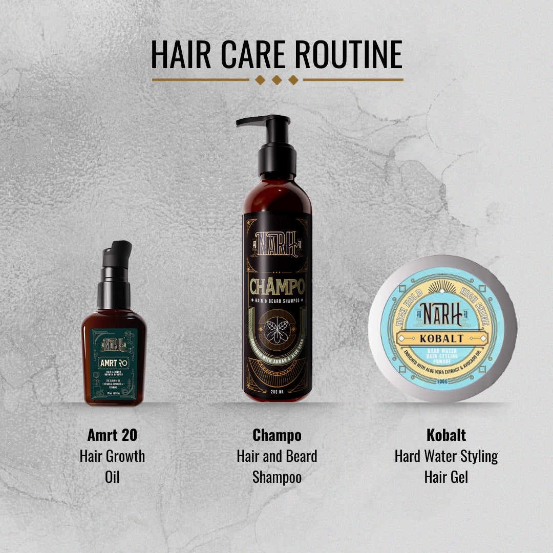 KOBALT | Hard Water Styling Hair Gel - Narh - hair styling