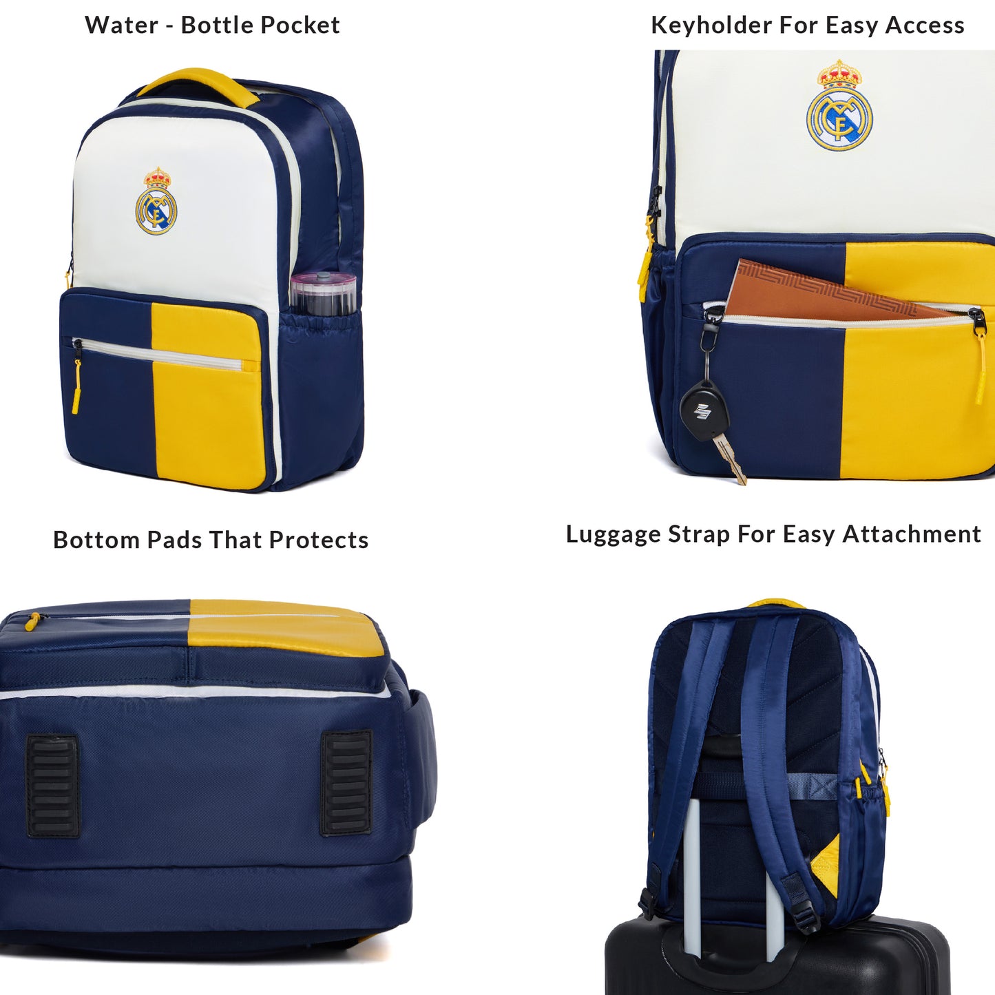 CARRIALL | REAL MADRID - Hala Backpack (Navy Blue)