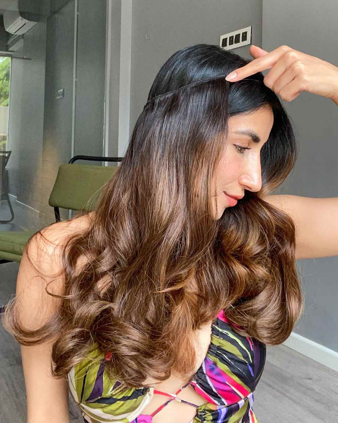 Premium Halo Hair with side Patches Sewn In