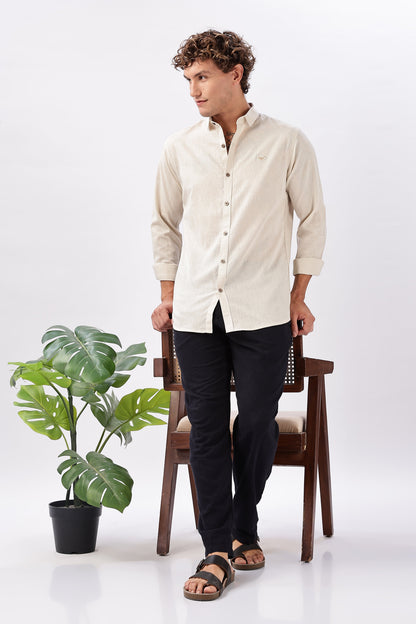 Sands of Sunday Cotton-Linen Essential Shirt | Hamptons at Broadway