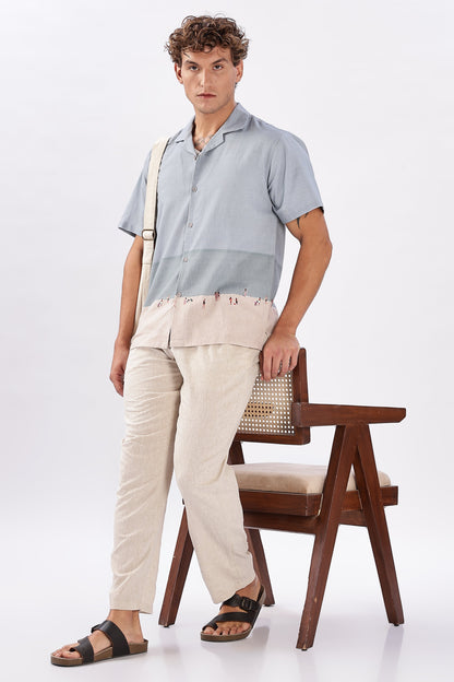 Shoreline Stroll Cuban Collar Shirt