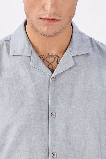Shoreline Stroll Cuban Collar Shirt