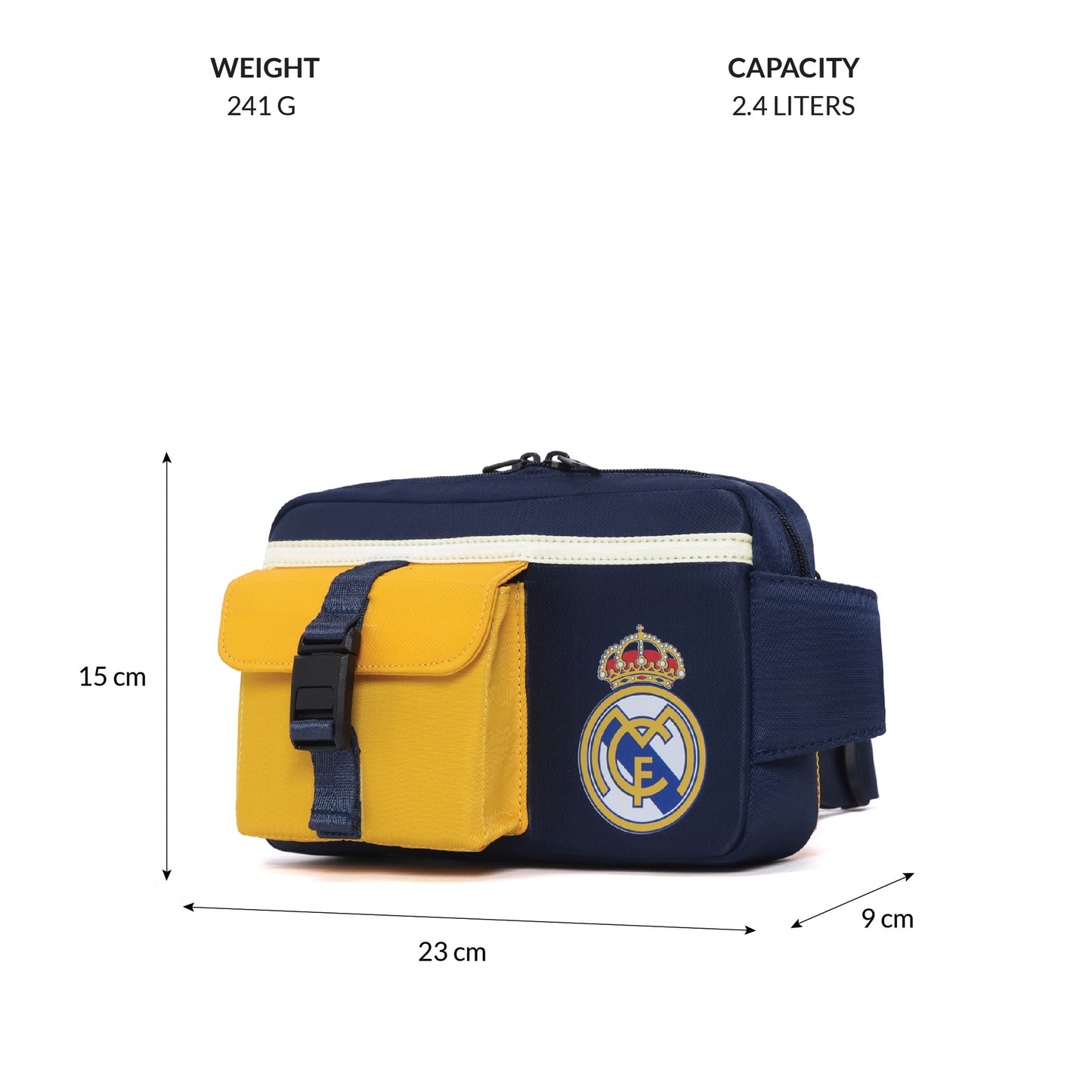 CARRIALL | REAL MADRID - Heritage Sling Bag (Navy Blue)