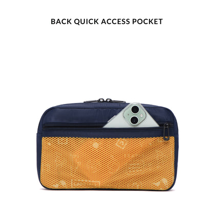 CARRIALL | REAL MADRID - Heritage Sling Bag (Navy Blue)