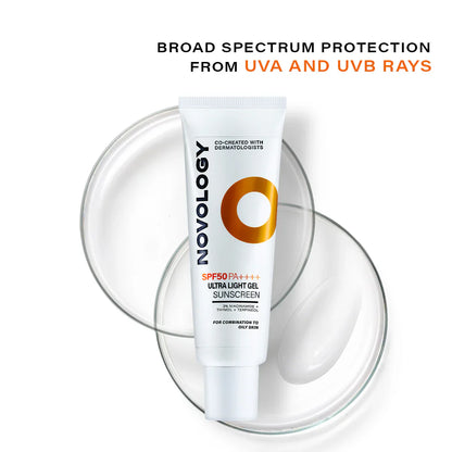 SPF50 PA++++ Ultra Light Gel Sunscreen, 50g