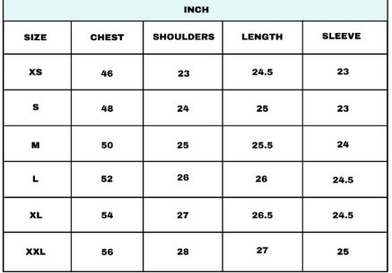 Size Guide