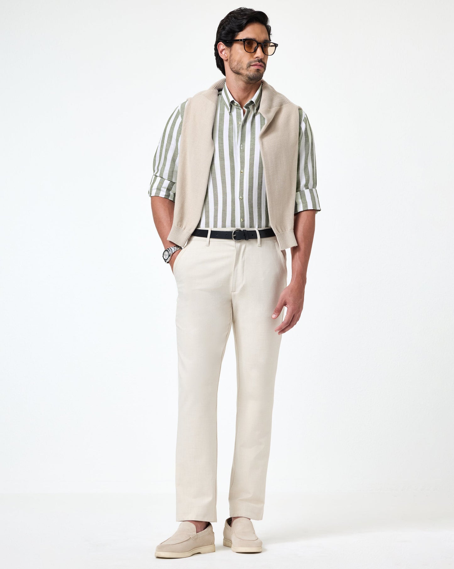 The Loire Linen Stripes Shirt