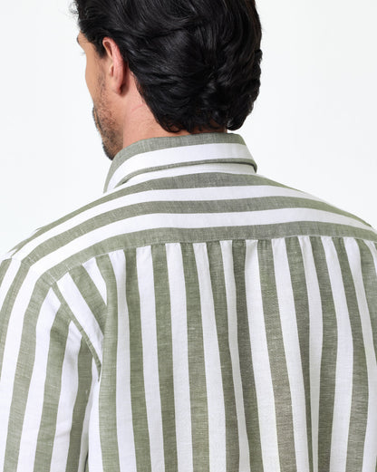 The Loire Linen Stripes Shirt