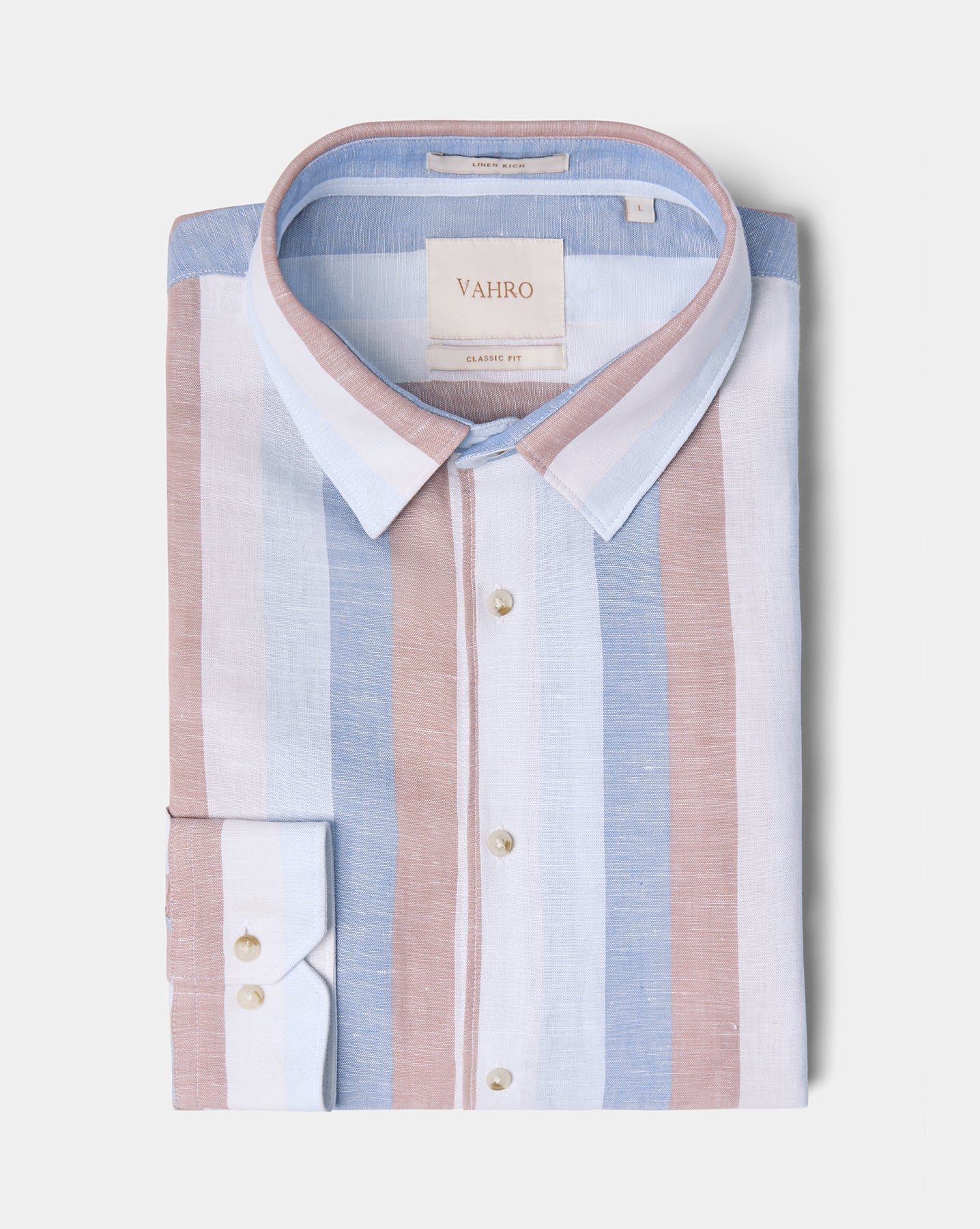The Caprice Linen Stripes Shirt