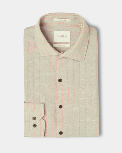 The Verona Linen Stripes Shirt