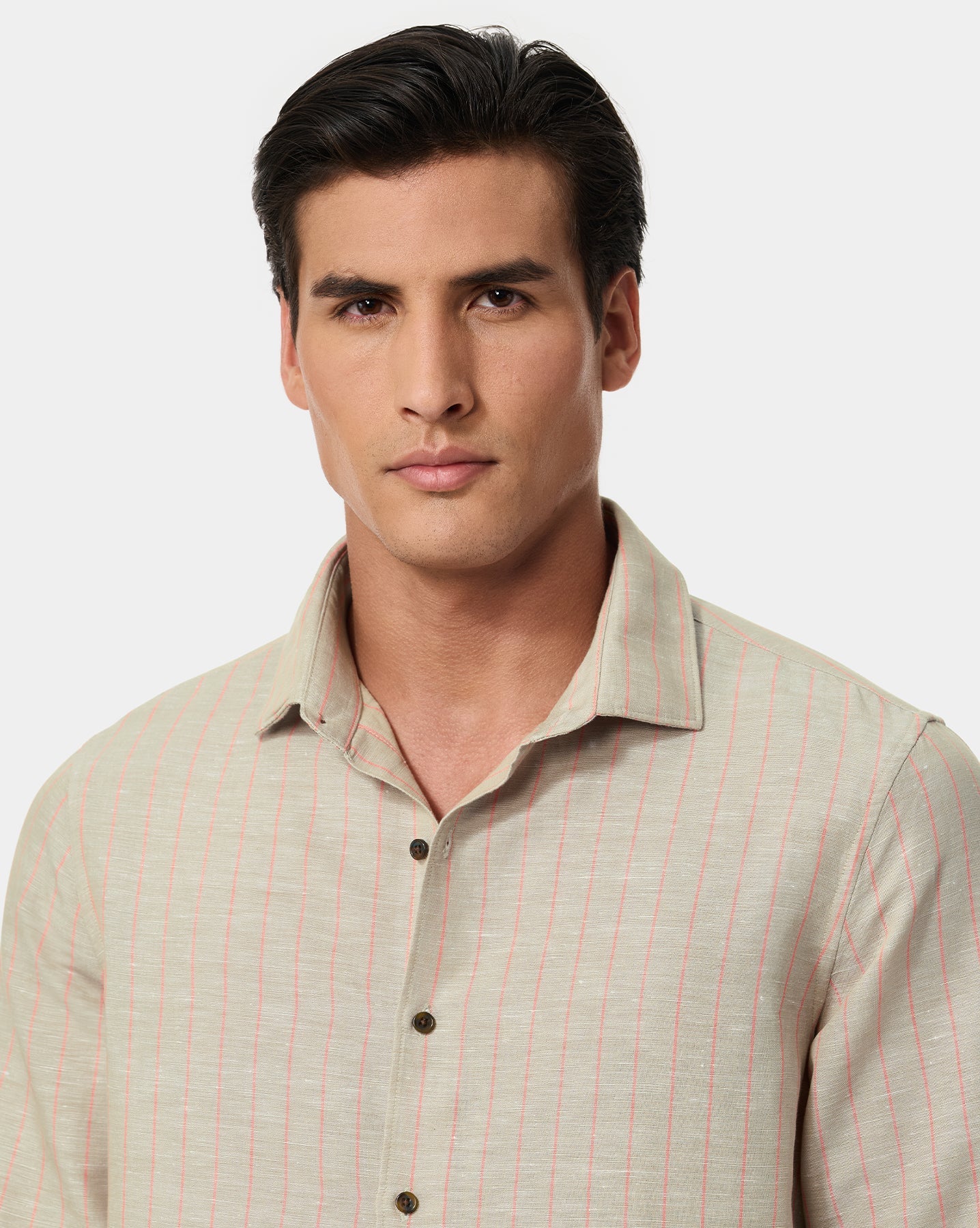 The Verona Linen Stripes Shirt
