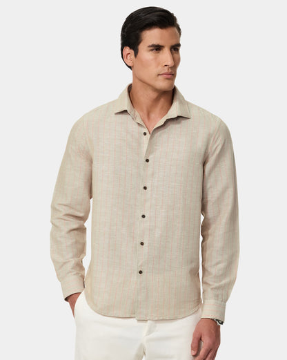 The Verona Linen Stripes Shirt
