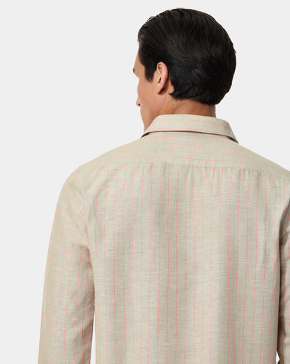 The Verona Linen Stripes Shirt