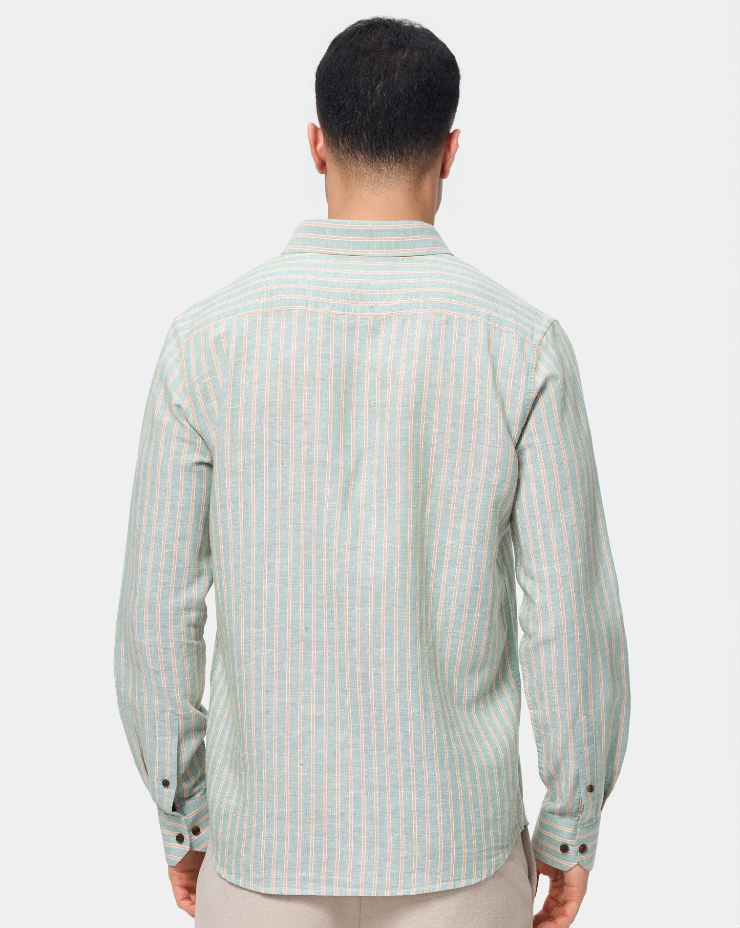 The Valencia Linen Stripes Shirt