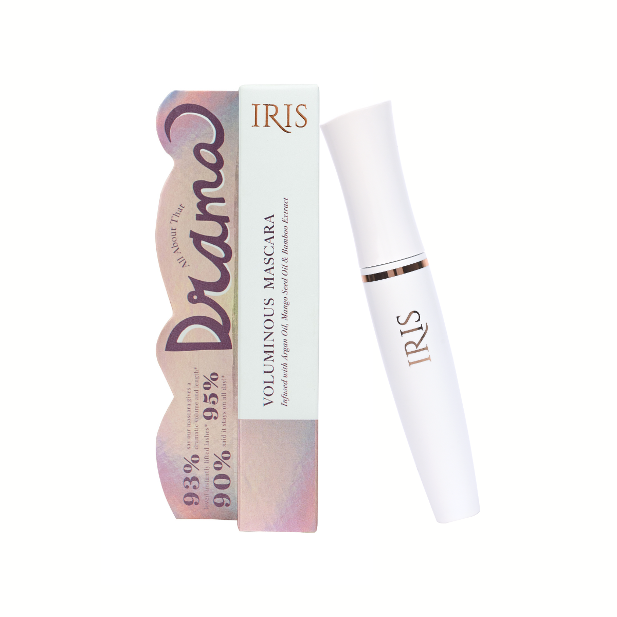 All About That Drama Voluminous Mascara | Iris Cosmetics at Broadway
