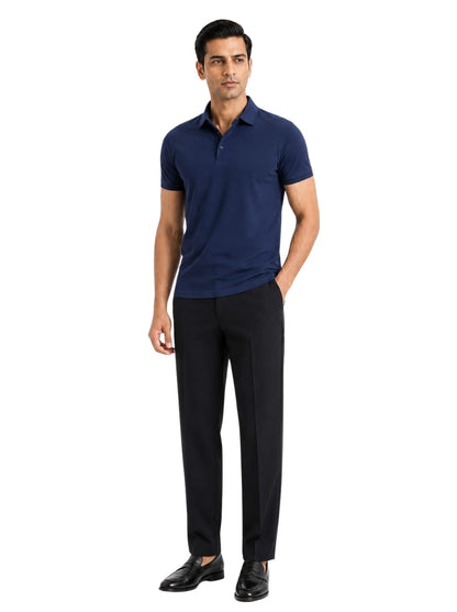 Fluid Cotton Polo - Regal Navy