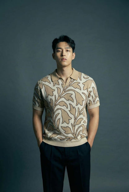 Leaf Knitted Polo