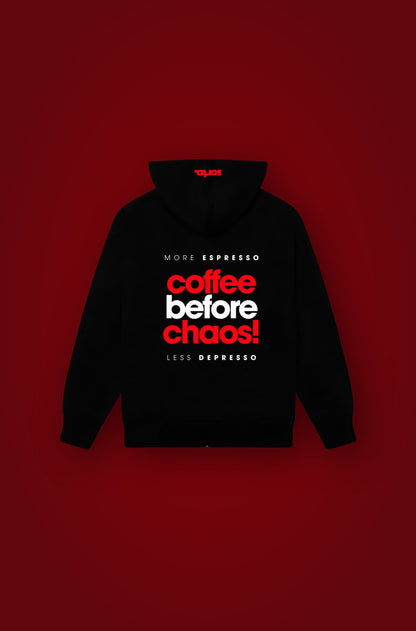 coffee before chaos.