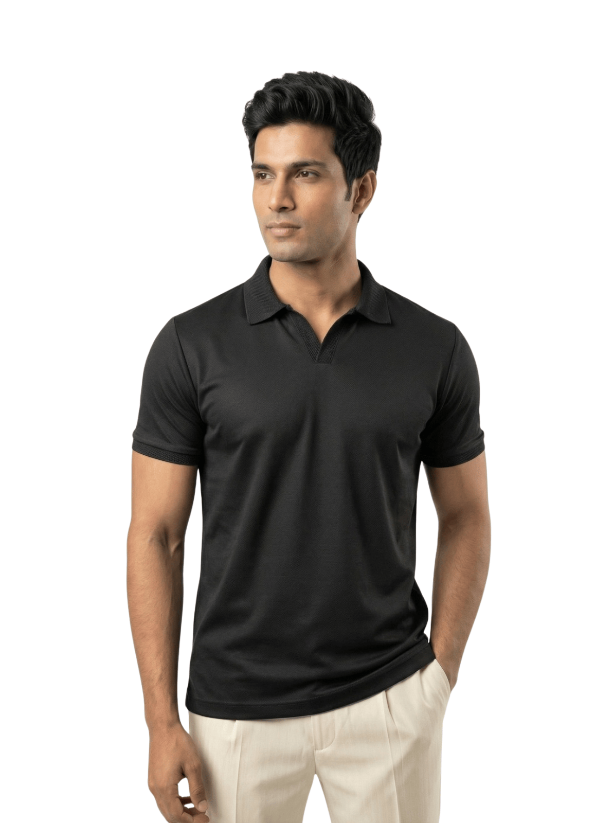 Wing Polo - Carbon Black