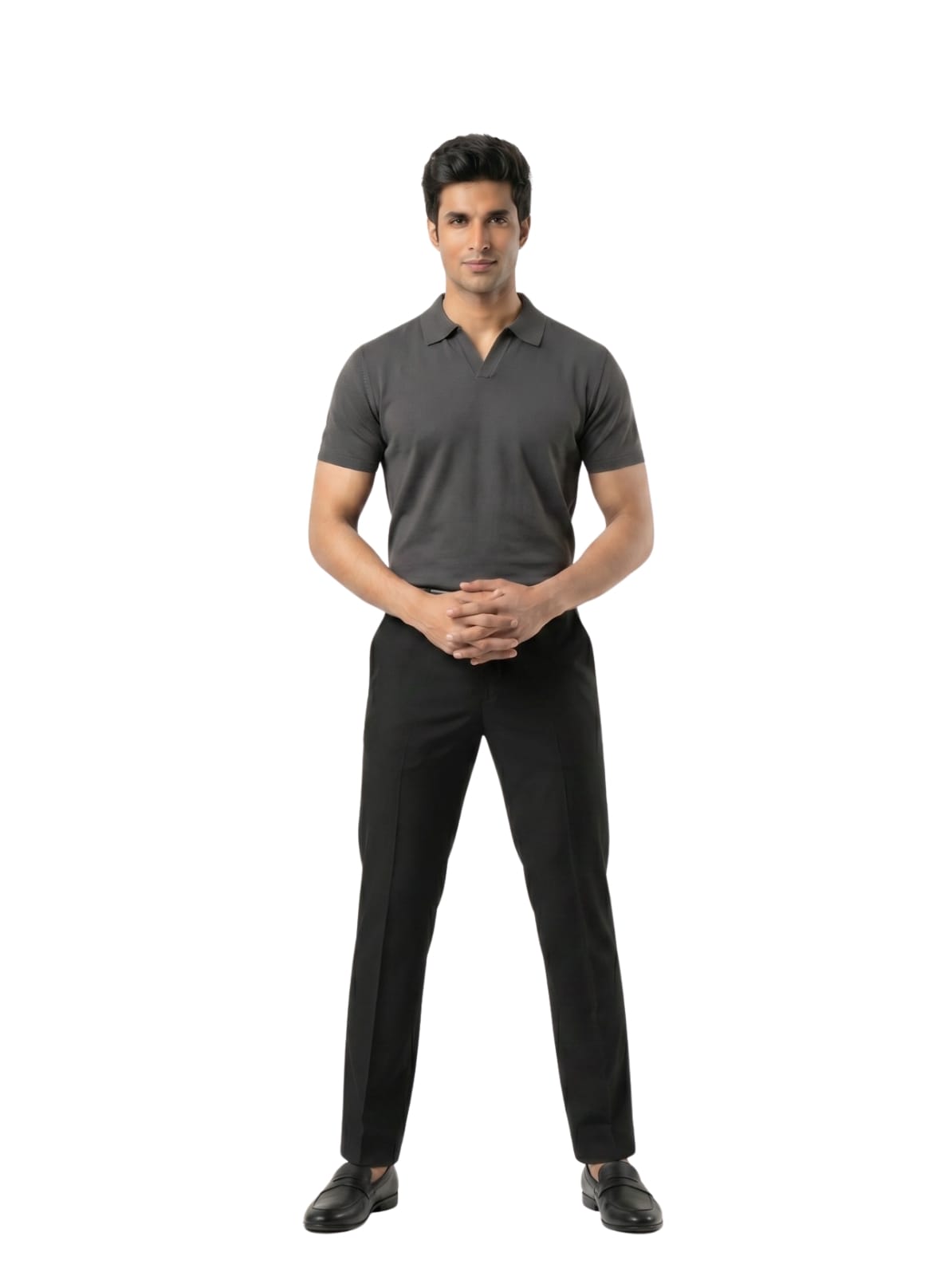 Wing Polo - Dark Grey