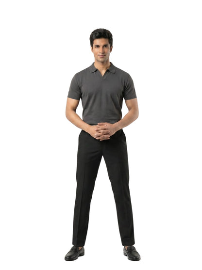 Wing Polo - Dark Grey