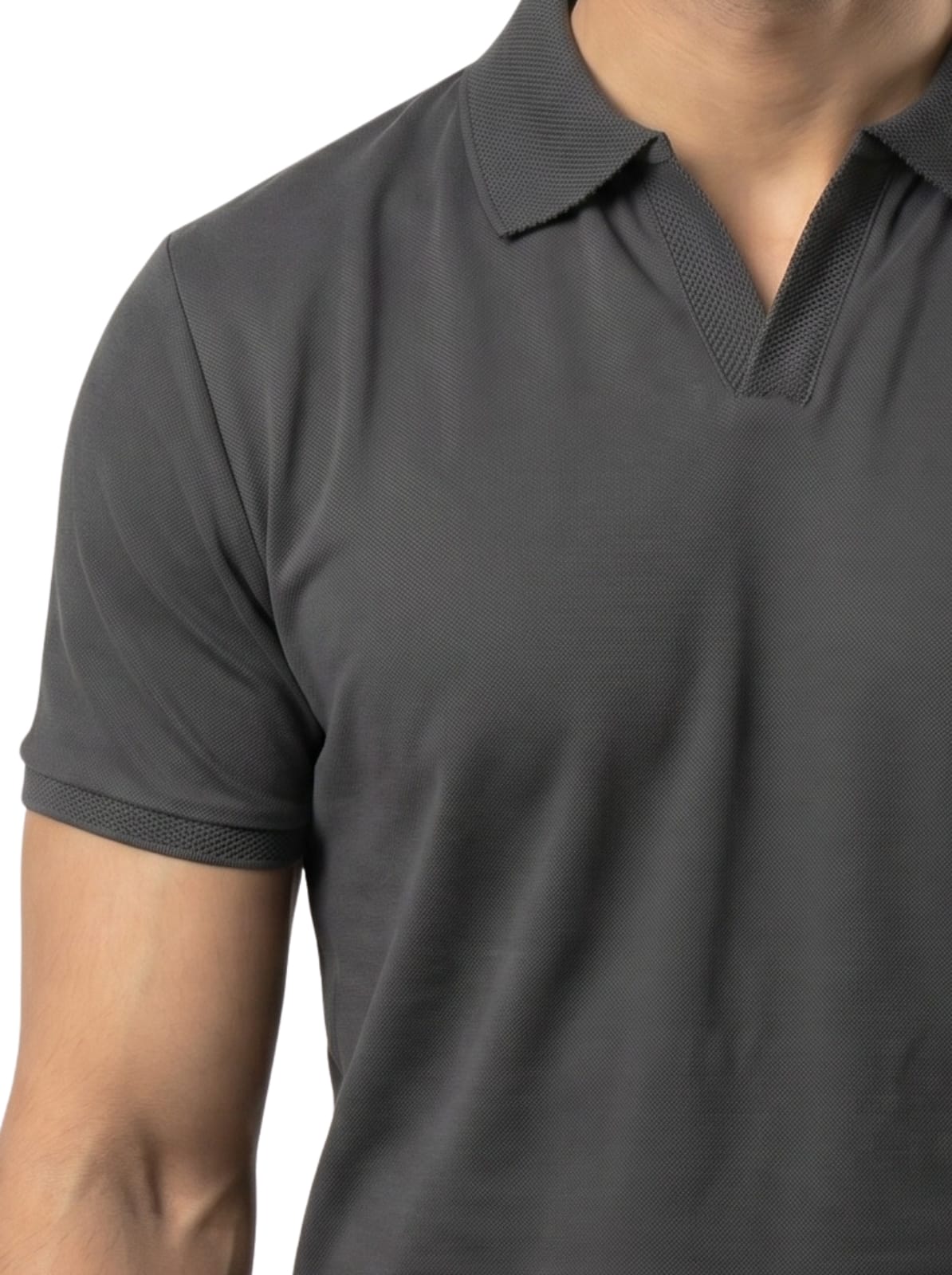 Wing Polo - Dark Grey