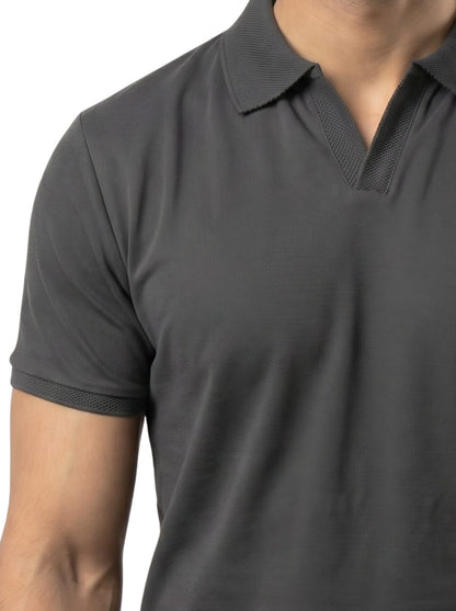 Wing Polo - Dark Grey