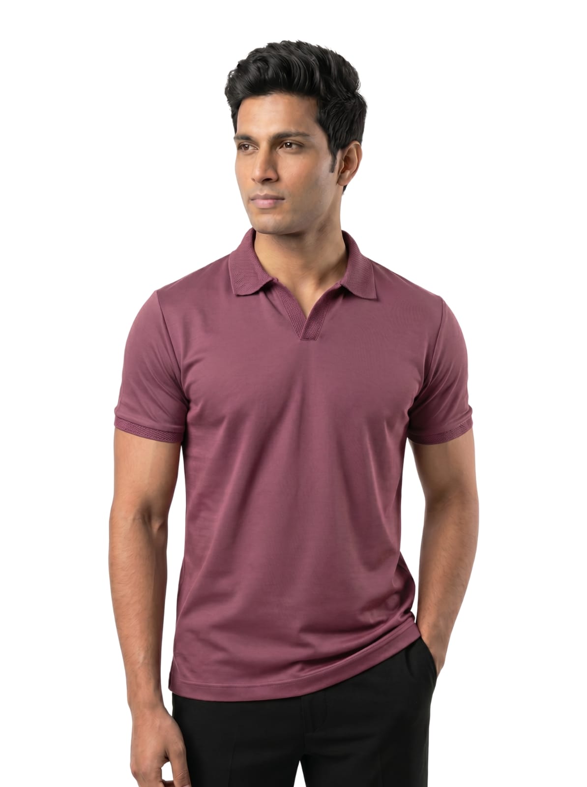 Wing Polo - Rose Wood