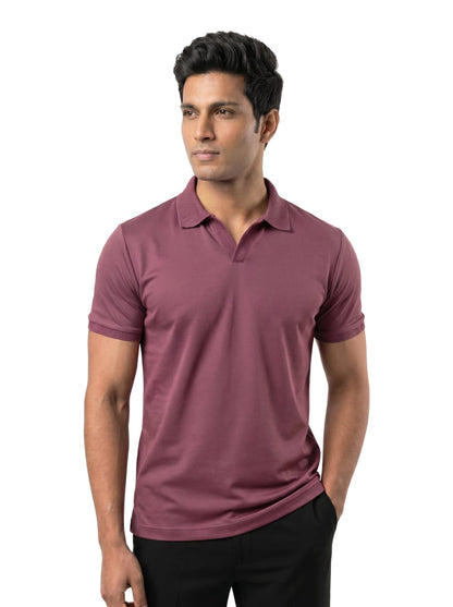 Wing Polo - Rose Wood