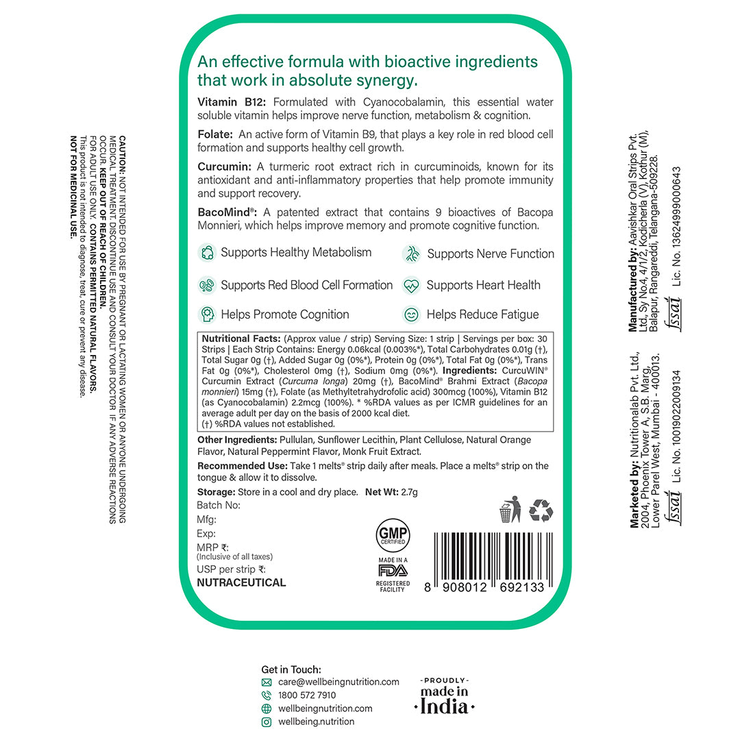 Melts Vegan Vitamin B12