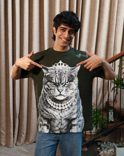 CaQueen Green Oversize Tee | Esthreall at Broadway
