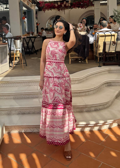 Tushita Mehta in Carol Printed Maxi | Style Island at Broadway