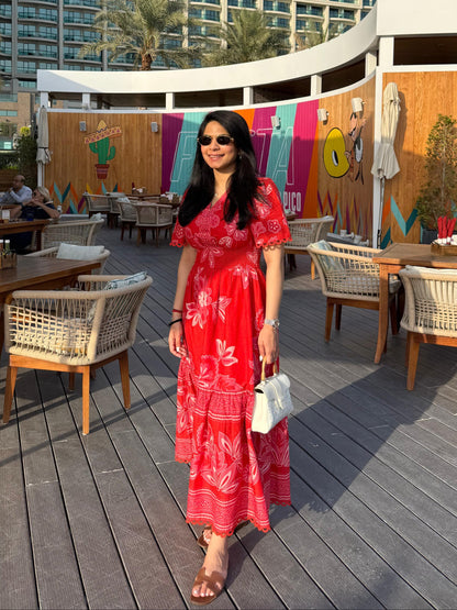 Sofia Red Maxi | Style Island at Broadway