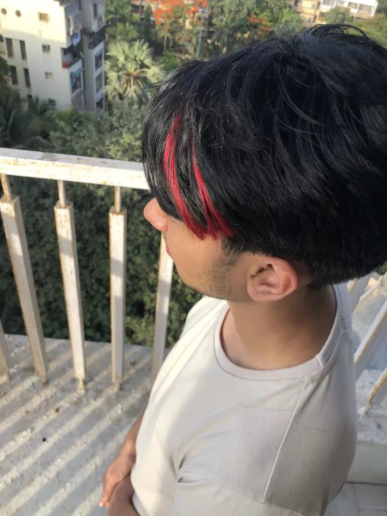 BURGUNDY #Strandout – Coloured clip-In Hair| Nish Hair