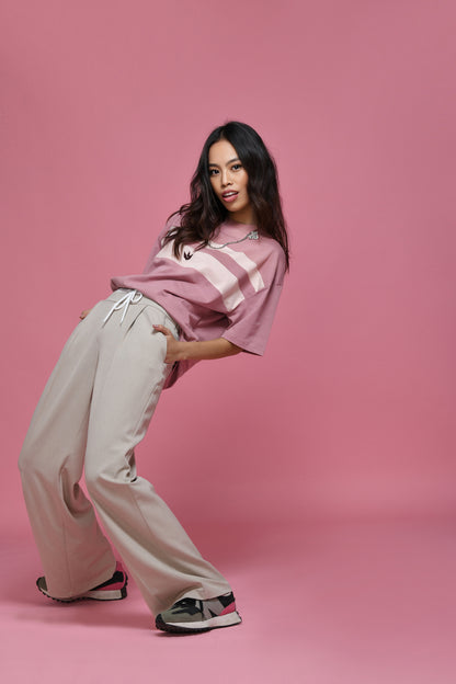 RWDY PANEL TEE |MUTED MAUVE | RWDY at Broadway