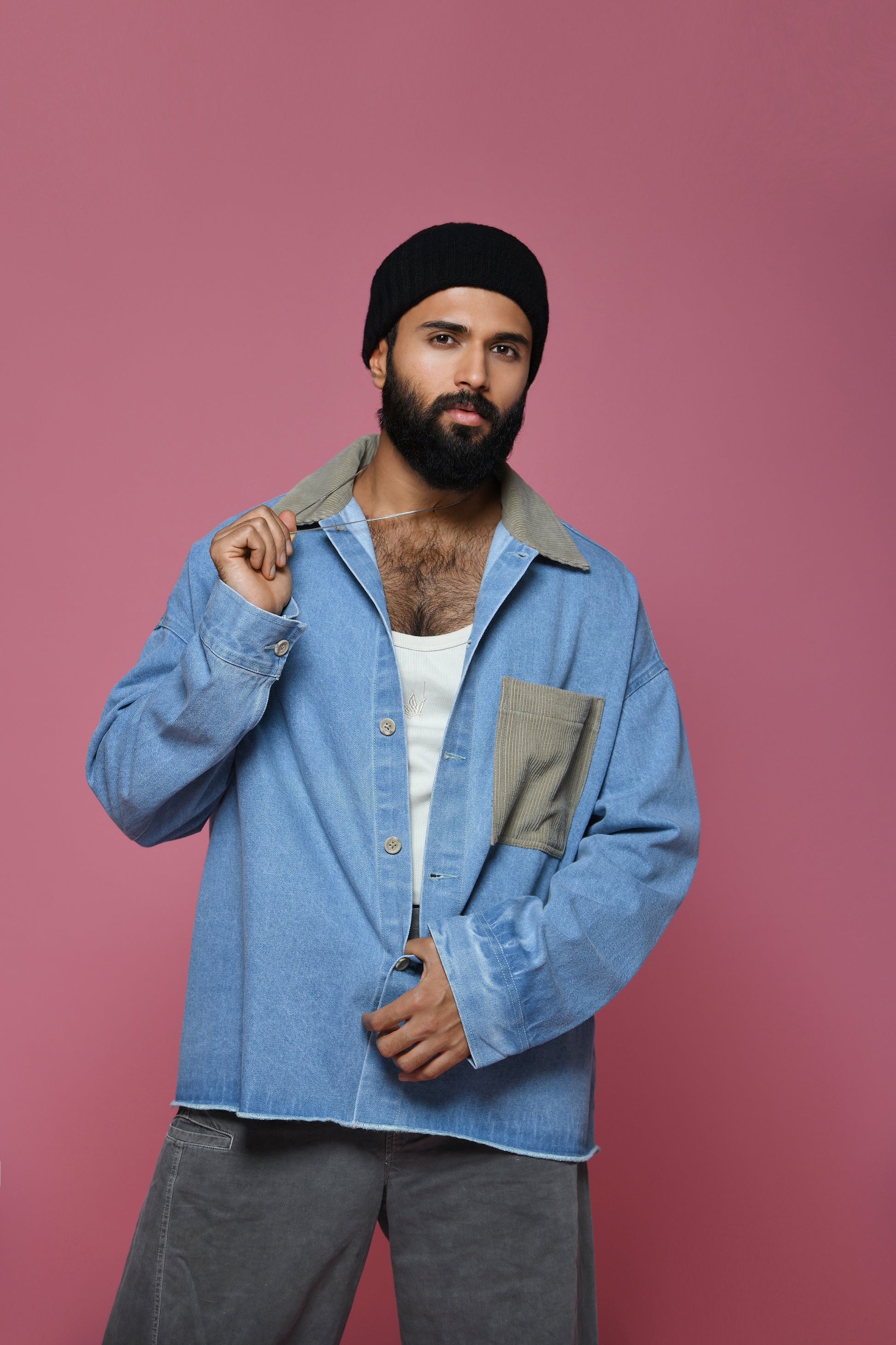 The Rwdy Denim Overshirt_DenimBlue | RWDY at Broadway