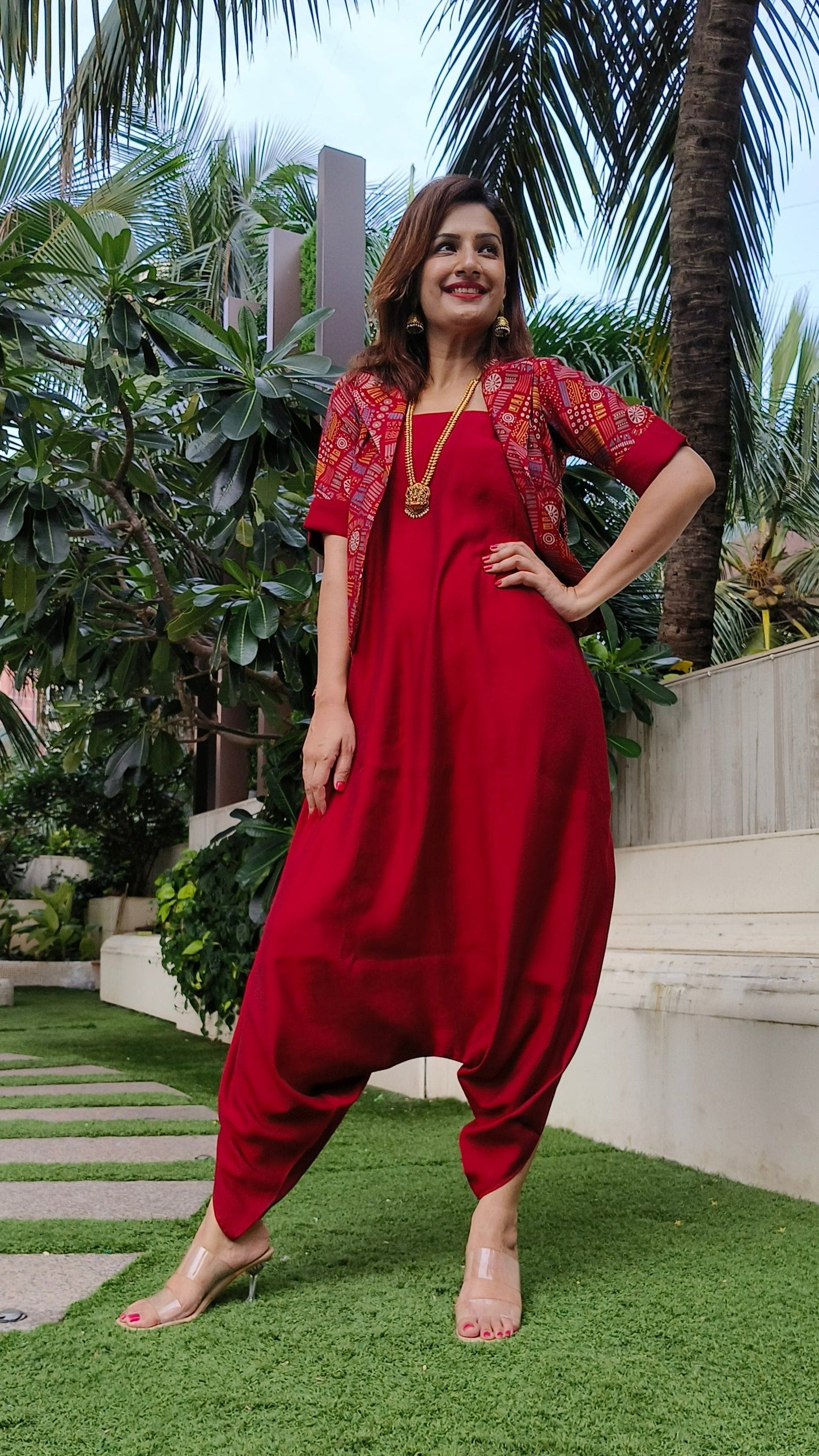 Achkan Nirvaana Red