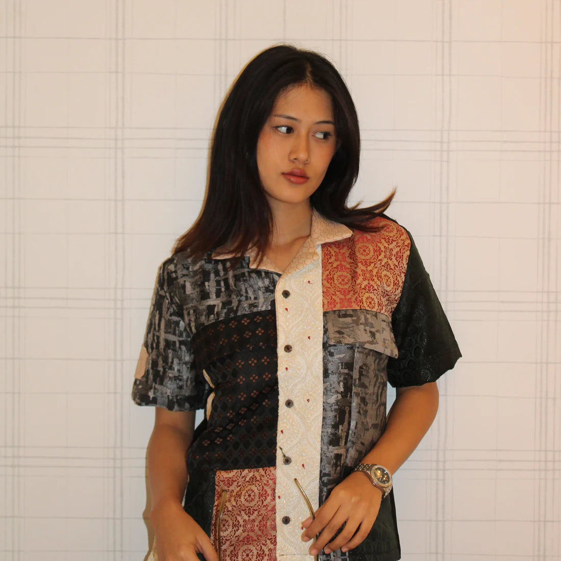 Kantboho 2.0 Multicolour Oversize shirt | Esthreall at Broadway