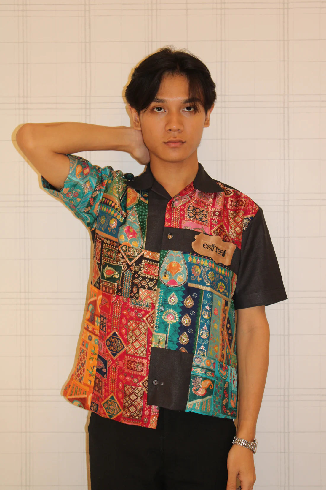 Kantboho Multicolour Oversize shirt | Esthreall at Broadway