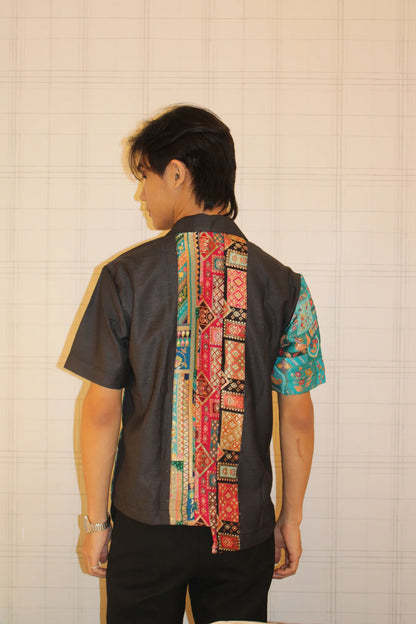 Kantboho Multicolour Oversize shirt | Esthreall at Broadway