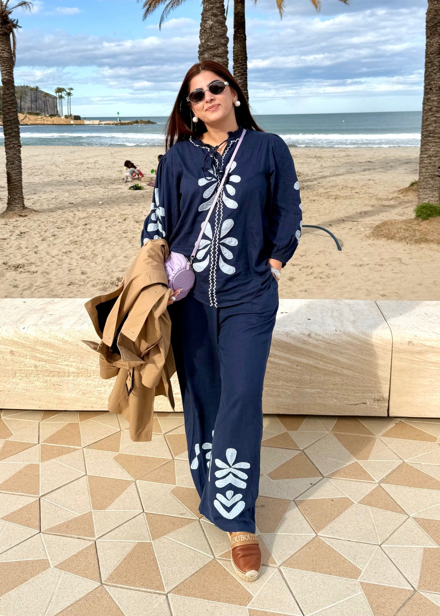 Margot AppliquÃ© Pants | Style Island at Broadway