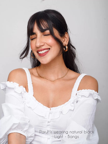 CLIP IN-BANGS | Human Hair | Nish Hair