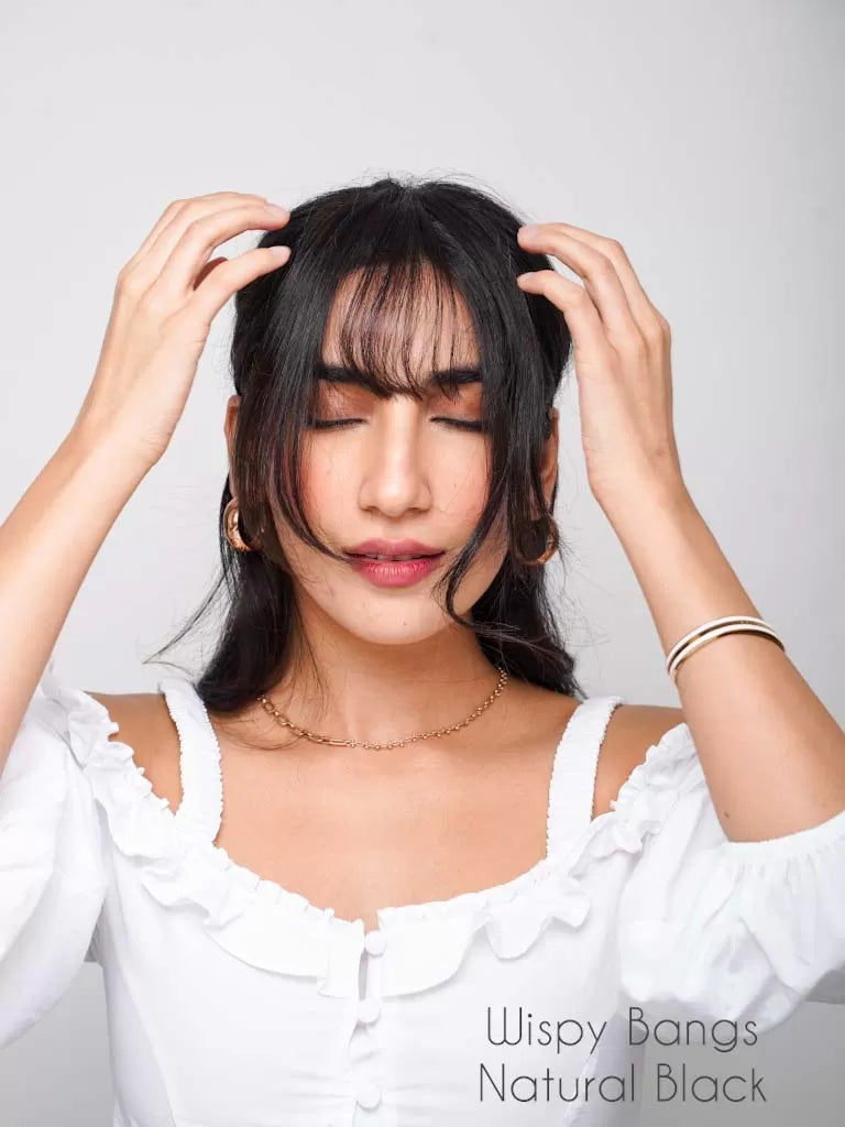Wispy Clip-In Bangs | Nish Hair